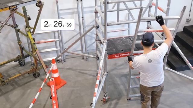 3m tower scaffold in under 6 minutes смотреть онлайн