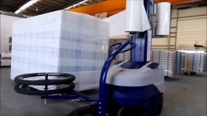 Самоходный робот-обмотчик ROBOPAC | Упаковка негабаритных паллет в стретч-плёнку