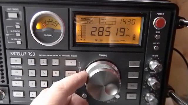 Eton Satellite 750--28.520 КГц, смотреть онлайн