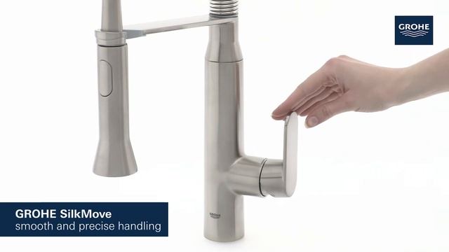 GROHE | K7 Semi-professional Kitchen Faucet | Stainless Steel Finish | Product Video смотреть онлайн