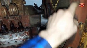 Трактор дт-75.Установка ПЖЭ на двигатель А-41.