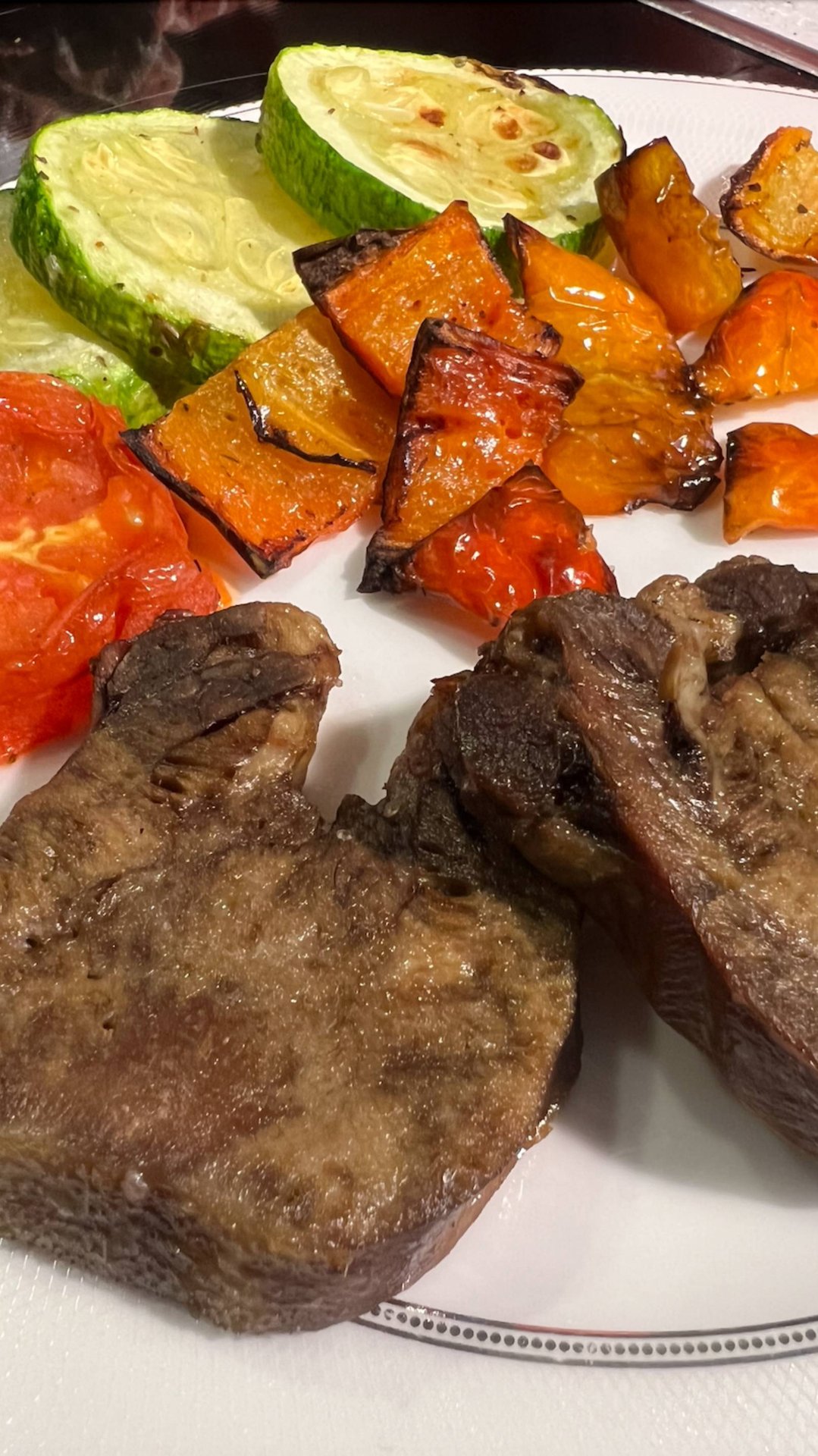 Язык на гриле за минуту!