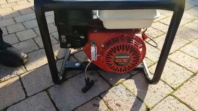 Clarke CP2850 Honda Generator Start-up смотреть онлайн