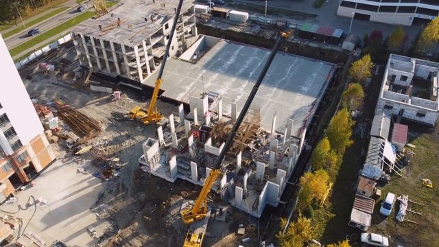 Ход строительства ЖК "Чемпион парк", сентябрь 2024 г. смотреть онлайн