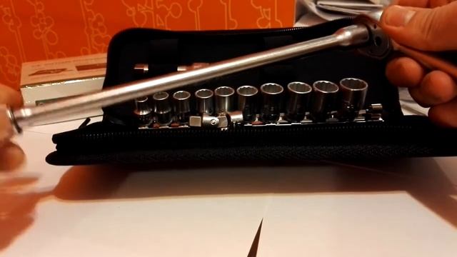 STAHLWILLE 3/8" socket set and QRN ratchet смотреть онлайн