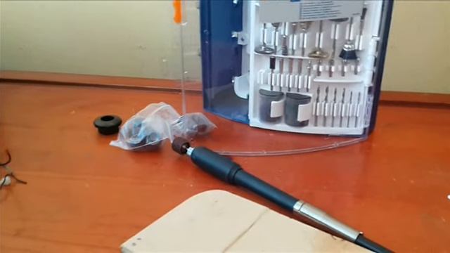 Dexter DM-130B-1 mini drill grinder sander rotary tool 200 parts etc unbox and test смотреть онлайн