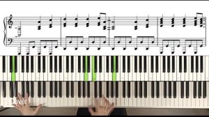 Король и Шут Лесник с нотами - разбор на пианино