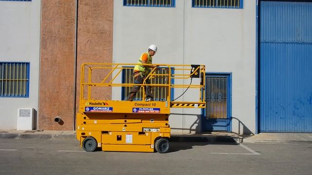 Haulotte Compact 10 Tijera eléctrica TE434 смотреть онлайн