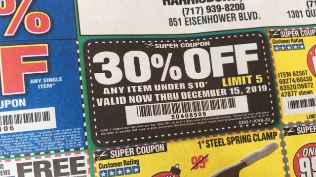 Secret Coupon?!?! Harbor Freight deals til Dec 15 смотреть онлайн