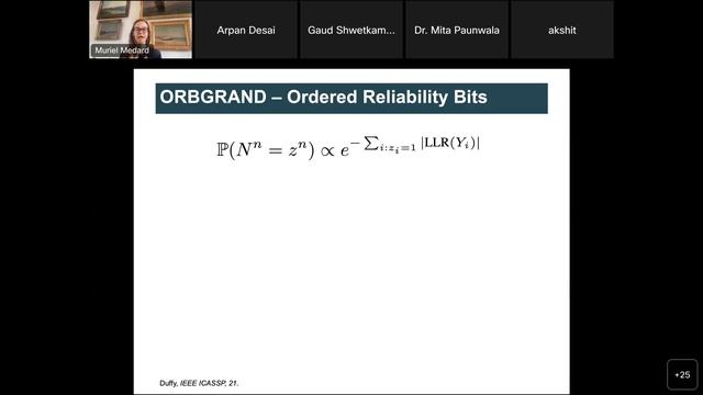 Guessing Random Additive Noise Decoding (GRAND) Universal Decoding Algorithm, and Relations t смотреть онлайн