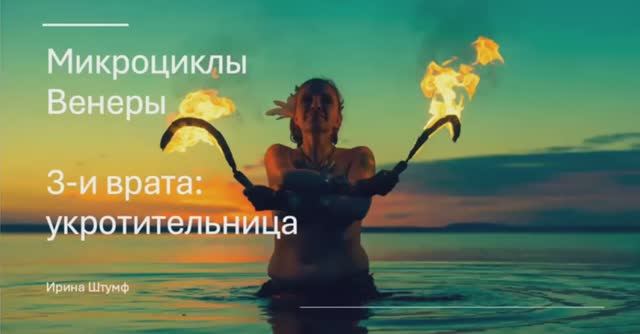Микро циклы Венеры. 3 врата. Укротительница