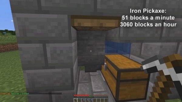 How to build a simple and efficient Minecraft Stone Generator - 1.15.2