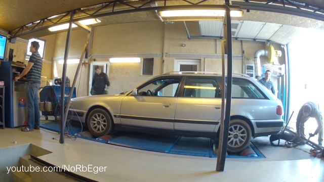 Audi C4 Quattro OM606 Turbo + Compressor Dyno 280hp смотреть онлайн