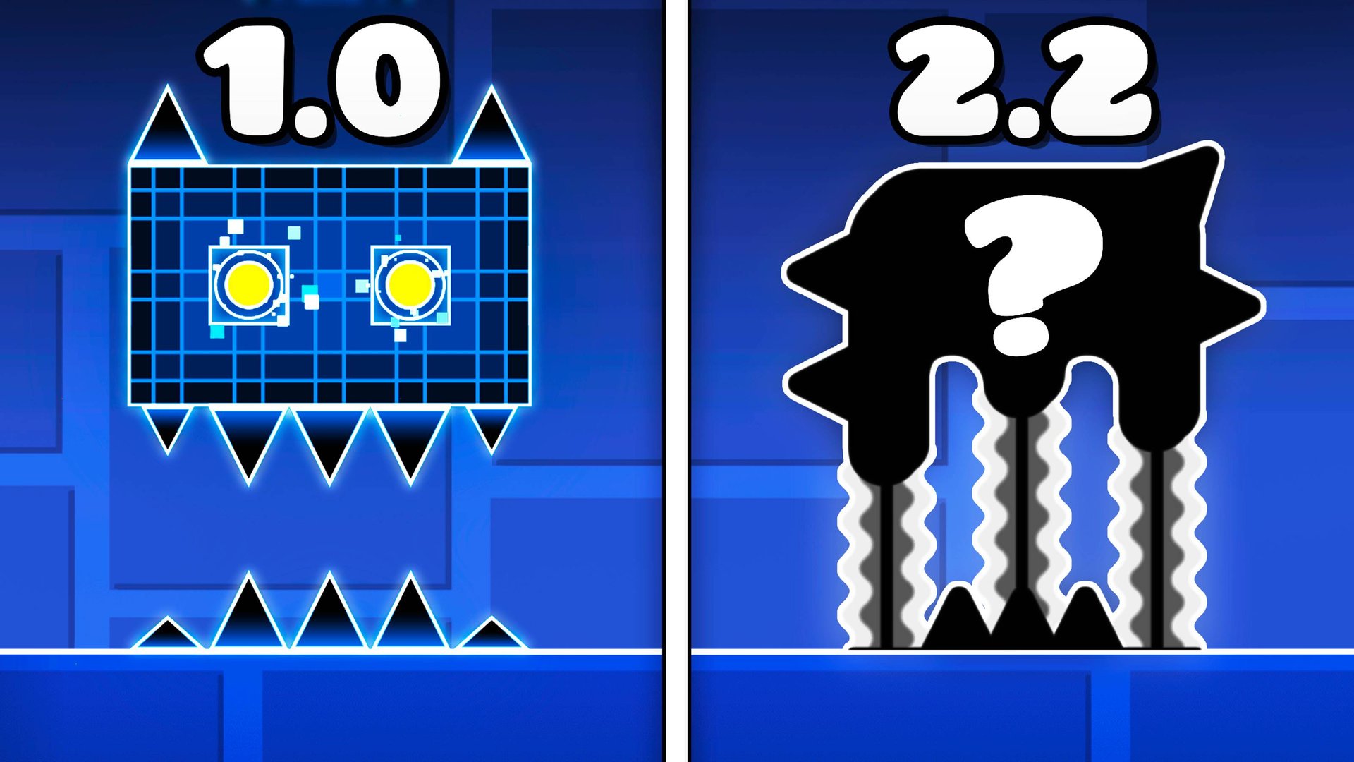 Улучшаю CLUBSTEP МОНСТРА КАЖДУЮ ВЕРСИЮ в Geometry Dash смотреть онлайн