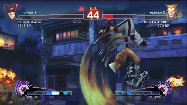 Super Street Fighter 4 Guile (The Raw Addict) VS Juri (CatalyticMarcus) смотреть онлайн
