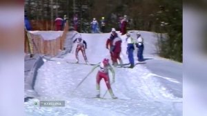 1991 Успех наших лыжниц в эстафете 4х5км