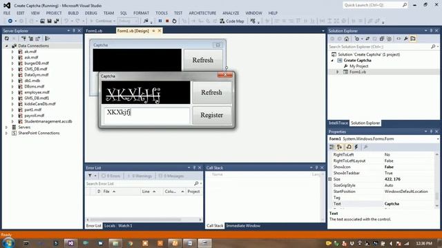 Createing captcha project in vb.net | vb.net projects with source code free download смотреть онлайн
