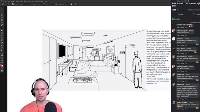 Marc Brunet ART School - Weekly Stream Episode 119