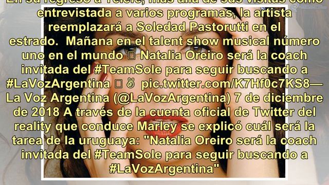 Natalia Oreiro regresará a Telefe con una participación especial en La Voz Argentina: mirá qué hará смотреть онлайн