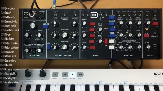 BEHRINGER MODEL D REVIEW and 15-minute manual смотреть онлайн