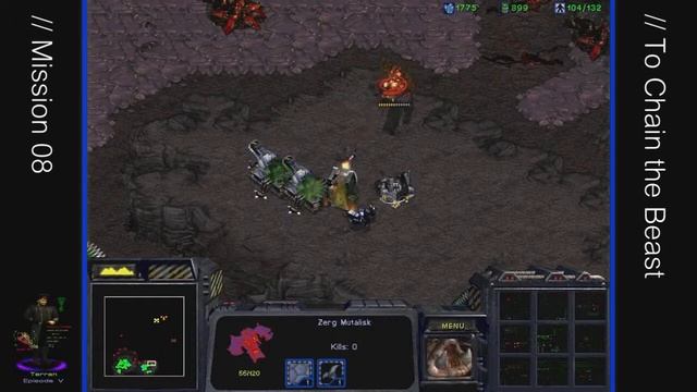 Let's Play Starcraft Brood War - Terran Mission 08: To Chain the Beast смотреть онлайн