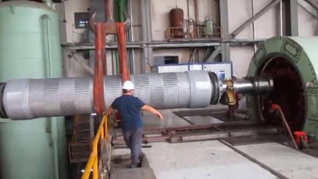 BNC ENERJİ Generator Rotor Montajı смотреть онлайн