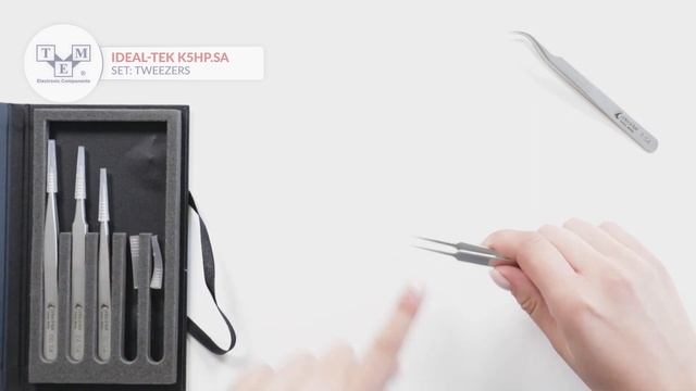 IDEAL-TEK K5HP.SA - Set: tweezers - UNBOXING смотреть онлайн