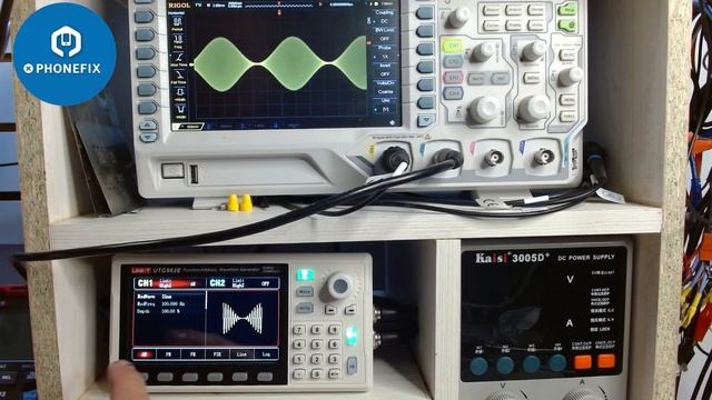 Generador de Funciones Uni-T UTG962E... Espectacular смотреть онлайн