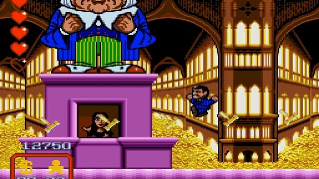 Addams Family, The - Sega Mega Drive - last boss & ending смотреть онлайн