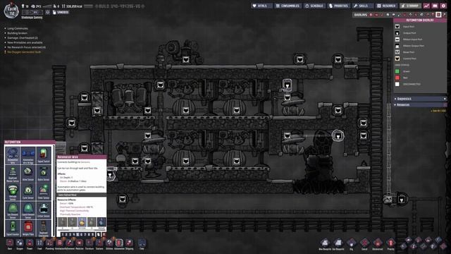 How to use Natural Gas Geysers | Oxygen NOT Included (ONI) | Tutorial смотреть онлайн
