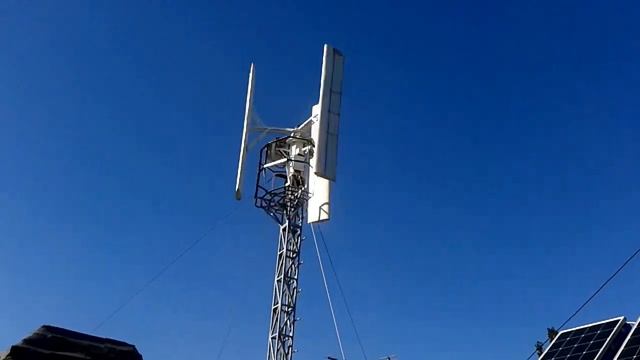 Вертикальный ветрогенератор. смотреть онлайн