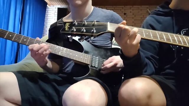 Я с другом сыграли песню ,,Кончится лето" Группы КИНО смотреть онлайн