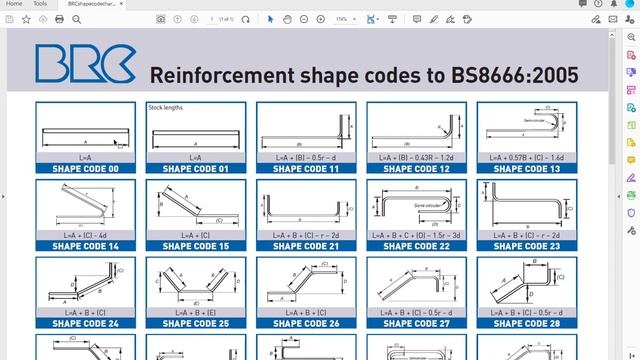 Bar Bending Schedule example смотреть онлайн