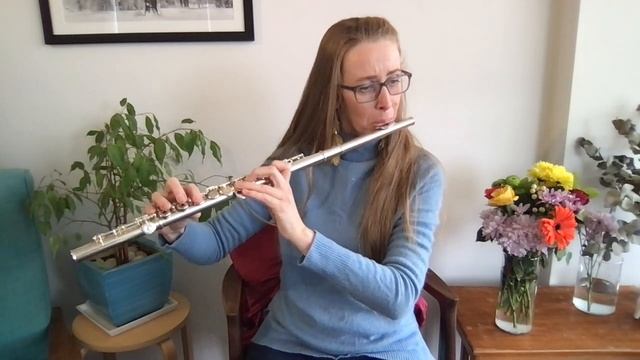 How to play The Entertainer on flute смотреть онлайн