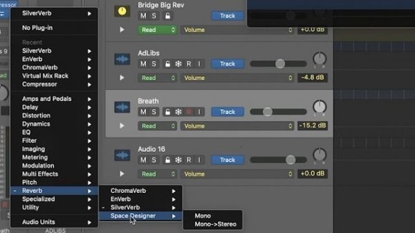 Реверберация в Logic Pro X - День 19 из 31 с Logic Pro X