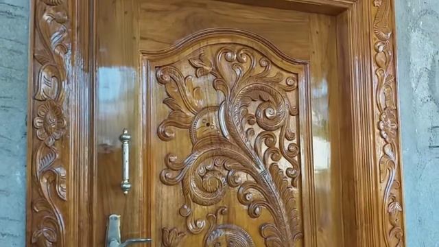 Home wooden door model teak wood door смотреть онлайн