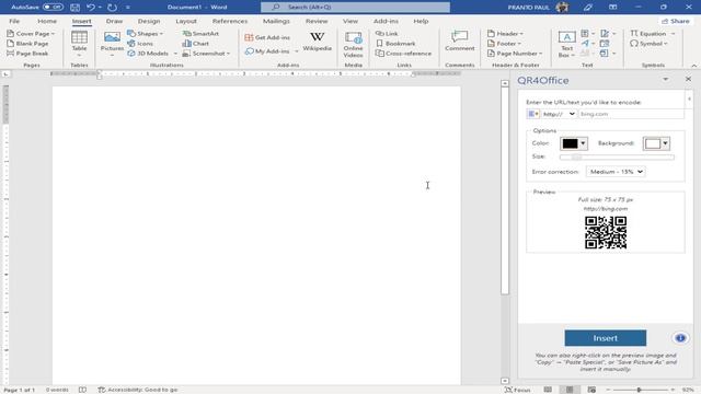 how to create qr code in MS word ।।। Ms Word Tutorial in Bangla смотреть онлайн