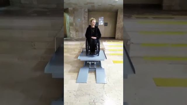 ножничный подъемник, подъемник для инвалидов, изготовление т.м 067-746-5114 смотреть онлайн