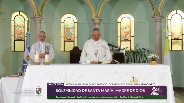 Santa Misa - Solemnidad de Santa María, Madre de Dios - Mons. Adolfo Uriona смотреть онлайн