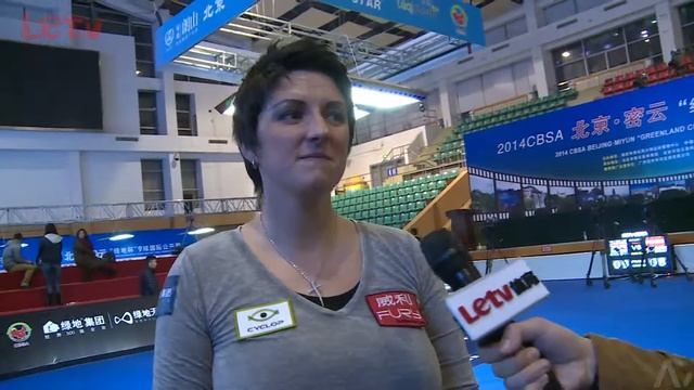 2014 CBSA Miyun Open - Kelly Fisher interview after the semifinal смотреть онлайн