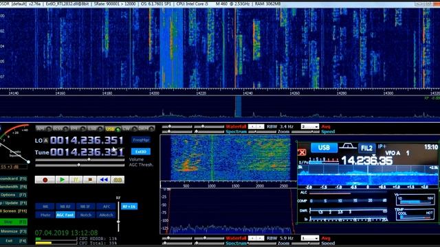 SDR and ICOM IC 7300 Synchronization; ICOM IC 7300+PTRX 7300Panadapter+RTL SDRHF+HDSDR+OmniRig lufm смотреть онлайн
