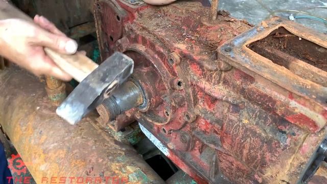 Restoration GIANT AIR COMPRESSOR | Restore Engine 1500Cc Vintage смотреть онлайн
