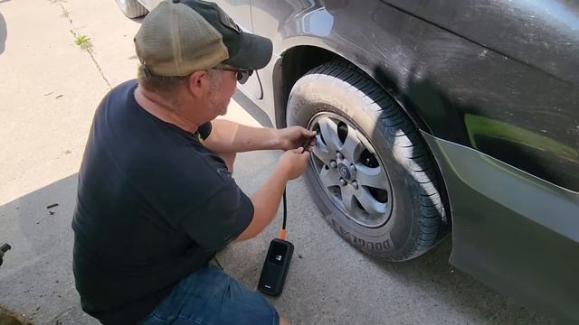 NUSTE Cordless Tire Inflator | Portable Air Compressor смотреть онлайн