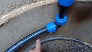 Установка счетчика воды в колодце