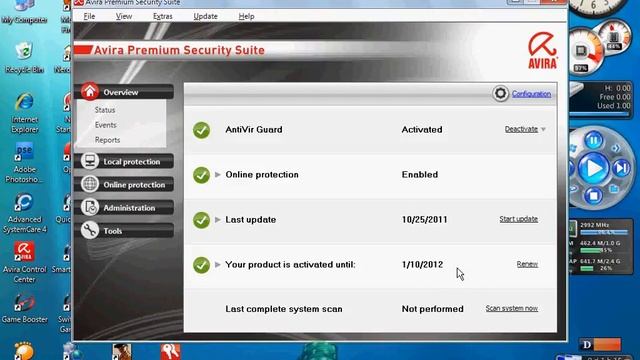Avira Premium Security Suite 10 + Key смотреть онлайн
