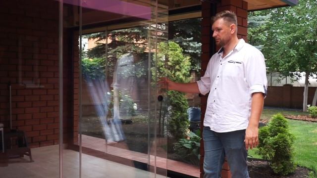 Безрамное остекление беседки. смотреть онлайн