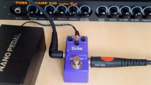 Краткий обзор экстремально недорогой педали дилея для гитары