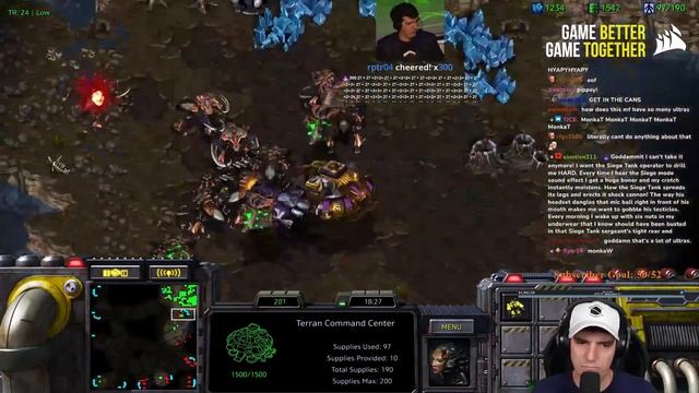 Queens + Ultralisk smashes Artosis смотреть онлайн