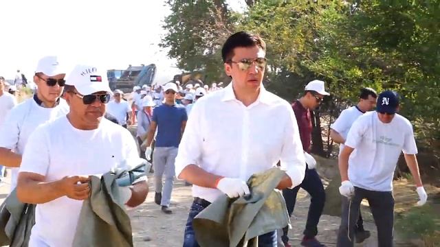 Экоакция #TazaQazaqstan в Шымкенте смотреть онлайн