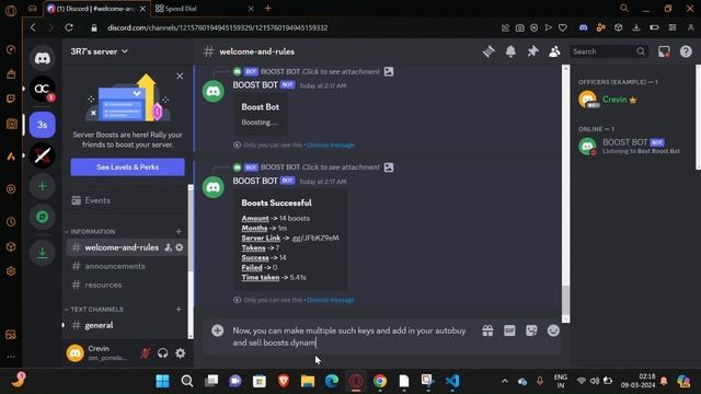 Discord Boost Bot Tutorial/Preview | PowerBoosts 2024 смотреть онлайн